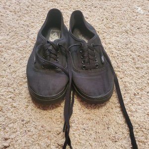Black vans shoes